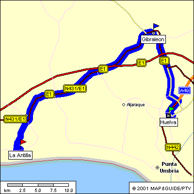 Spanien Portugal Etappe 1B